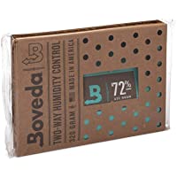Los mejores  - Boveda - Bolsitas para almacenar puros y tabaco | Control doble de la humedad - 72 % HR | Tamaño 320 para un máximo de…